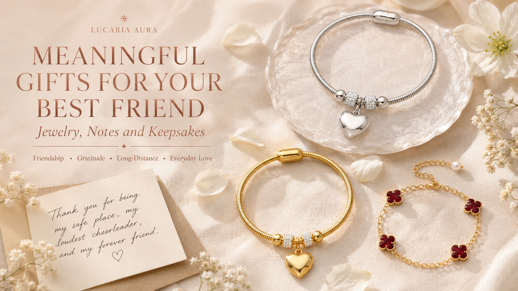 Meaningful Gifts for Your Best Friend: Jewelry, Notes and Keepsakes