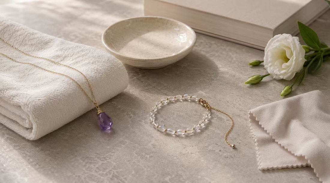 How to Cleanse and Care for Crystal Jewelry