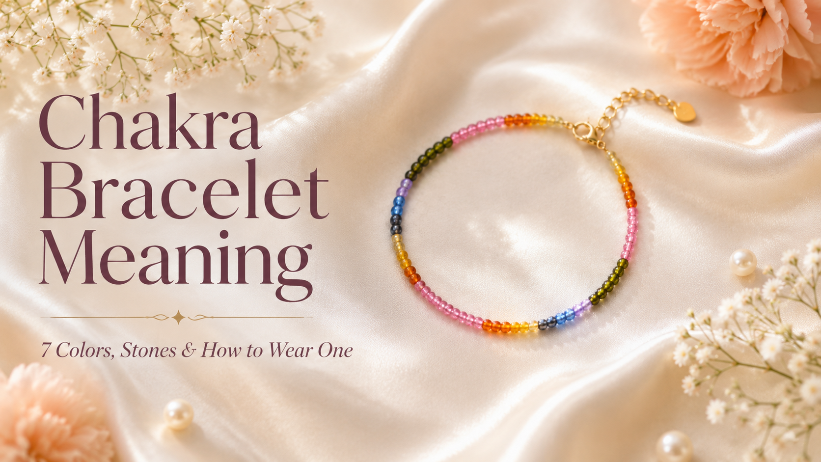 Chakra Bracelet Meaning: 7 Colors, Stones & How to Wear One